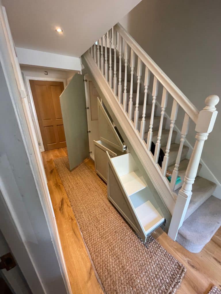 Understairs storage